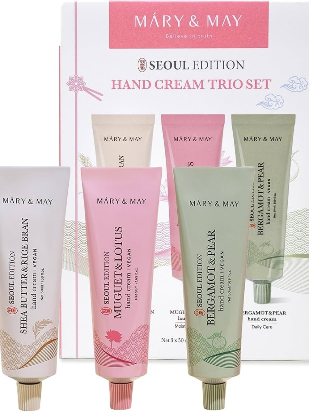 Mary & May Seoul Edition Hand Cream Trio Set